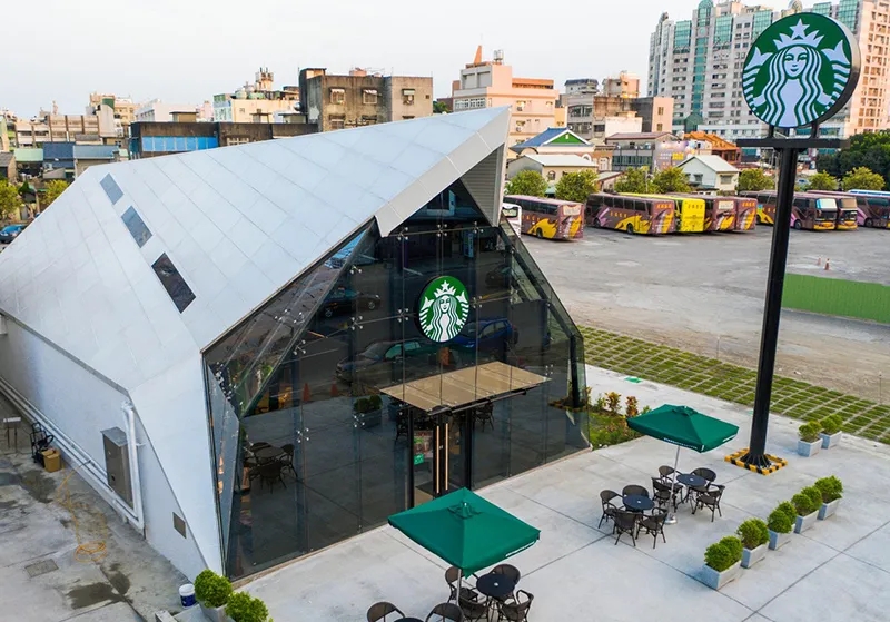 梧州深圳餐饮空间设计星巴克台湾北港开新店