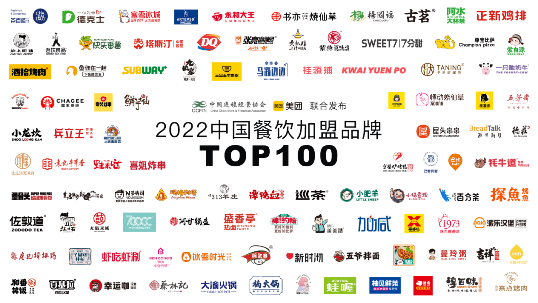 梧州2022中国餐饮加盟品牌TOP100，看看有没有你的品牌